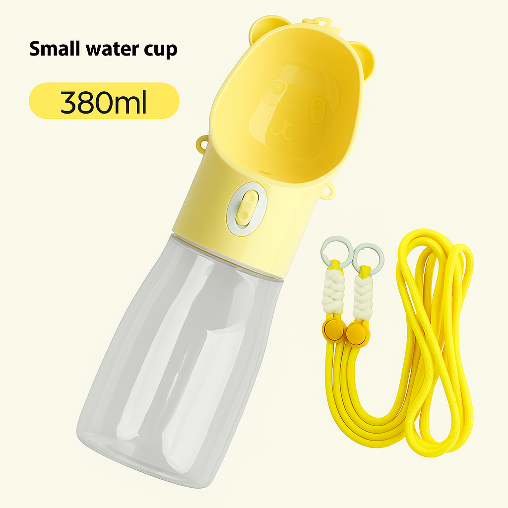 2-in-1 Portable Pet Water & Food Bottle